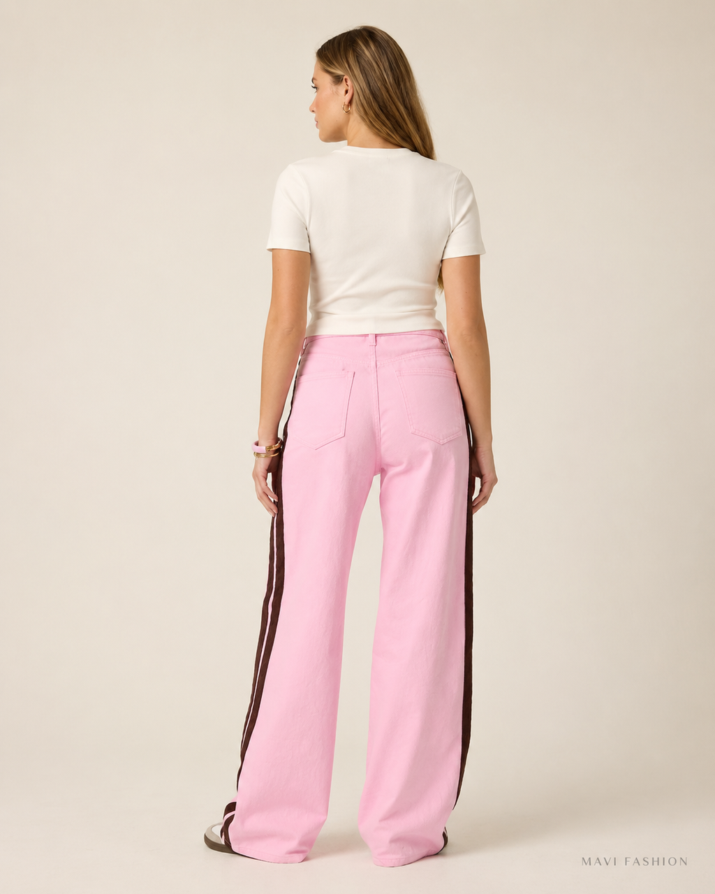 MAVI Fashion – Katoenen Broek met Rechte Pasvorm