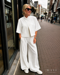 MAVI Fashion – AMY & CLO Witte Blazer Set