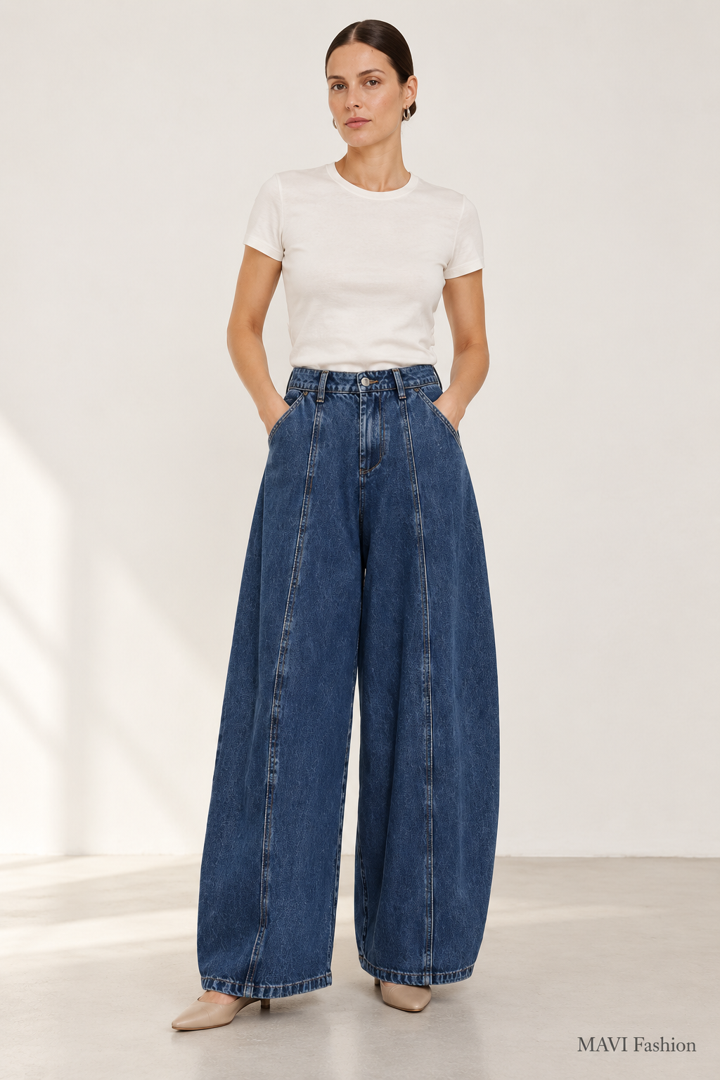 Barrel jeans