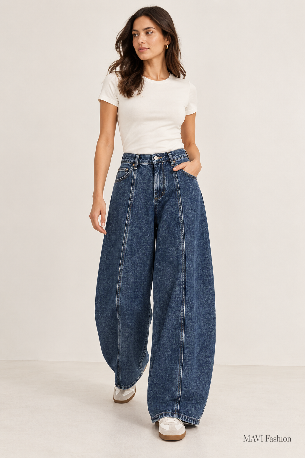 Barrel jeans